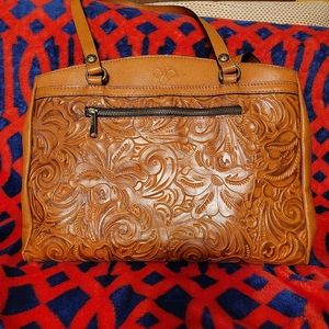 Patricia Nash Tooled Shoulder Bag